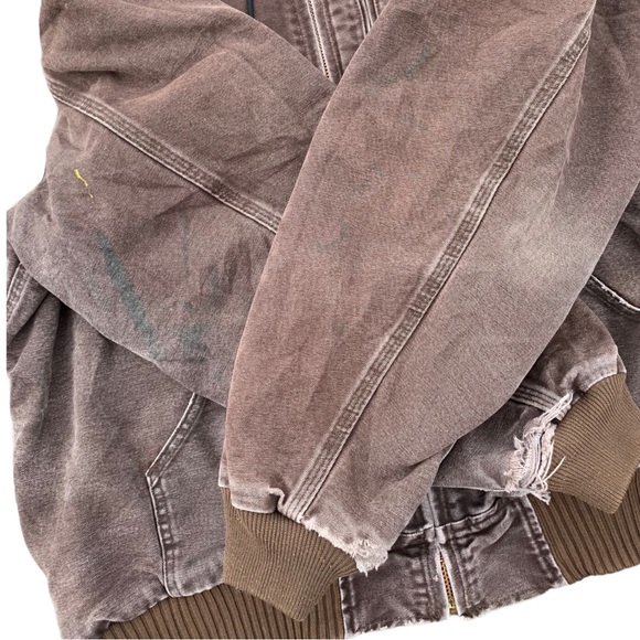 SOLD - Vintage Carhartt Hooded Bomber Jacket - Picture 8 of 12